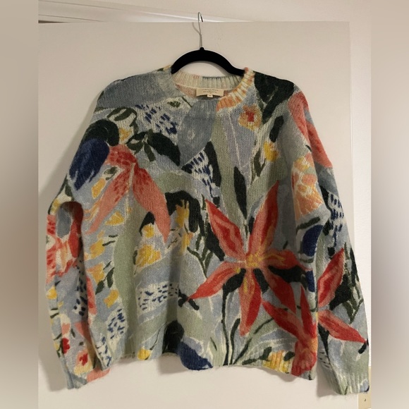 Sezane Multicolor Floral Sweater - Picture 2 of 6